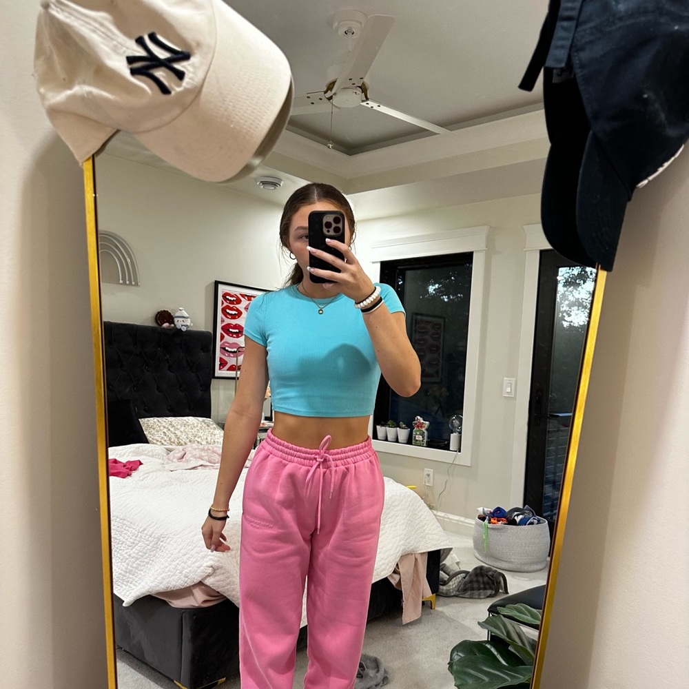 Garage baby tee Teal